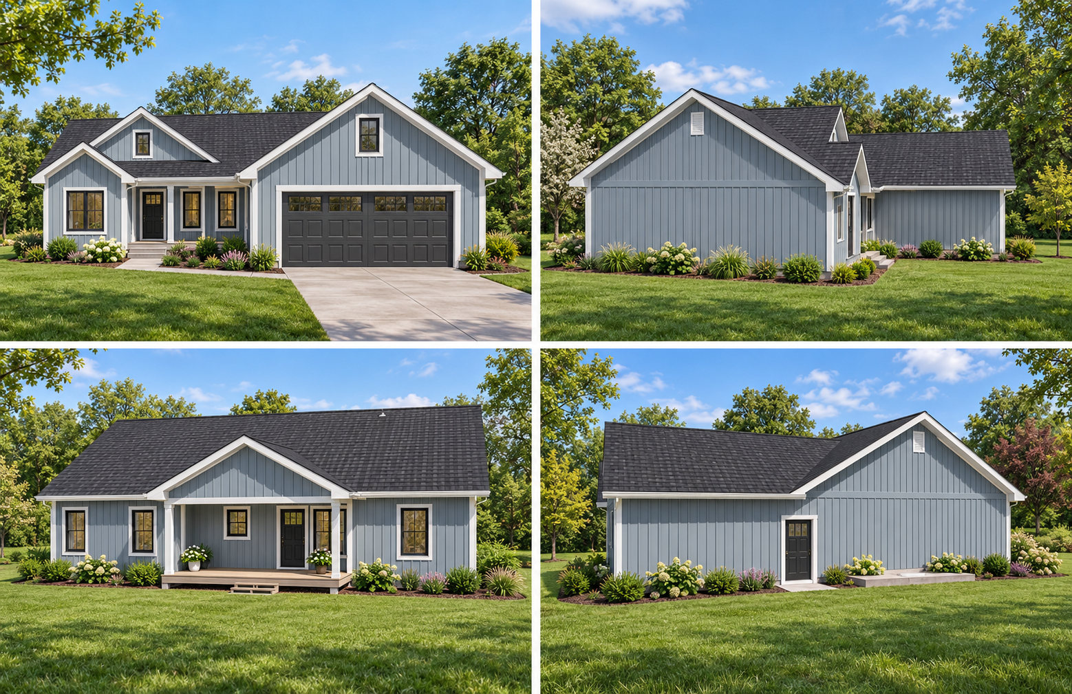Plan #2 exterior views
